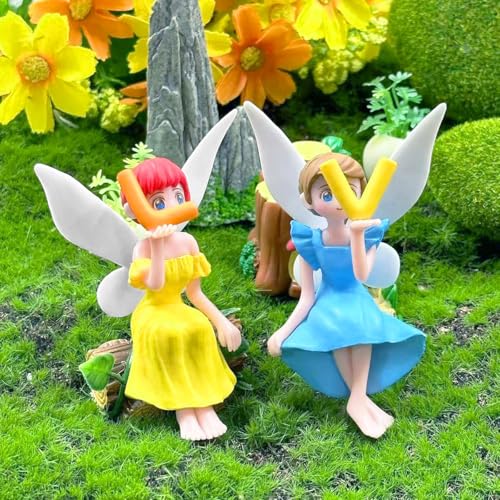 4Pcs Miniature Fairy Figurines