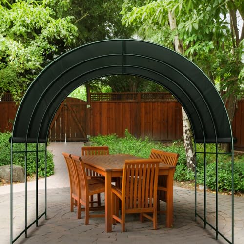 Large Garden Support Arch Frame for Climbing Plants (9.85 x 7.05 x 7.22 ft)