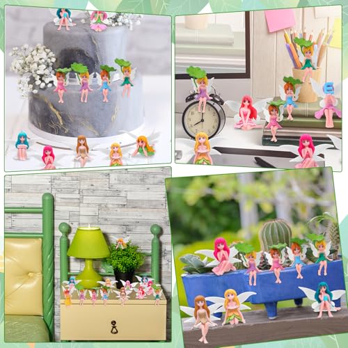 16 Pcs Miniature Fairy Figurines (3.42*2.24 inch)