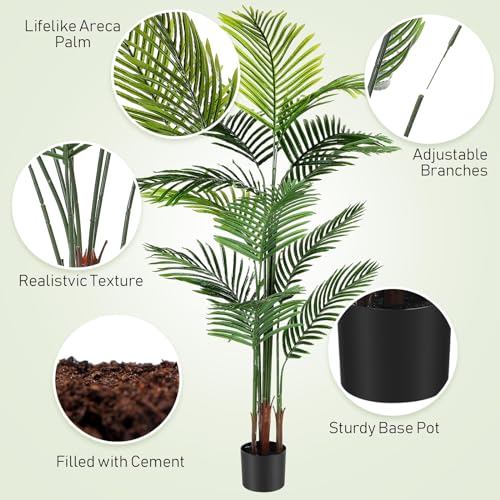 2 Pack Artificial Palm Trees 4Ft (4 feet)