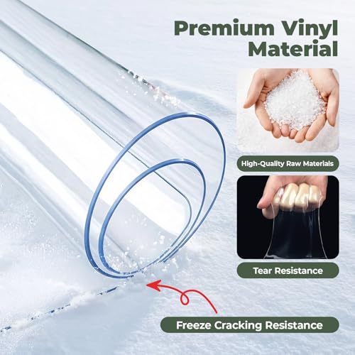 2 Pcs Vinyl Door Curtains