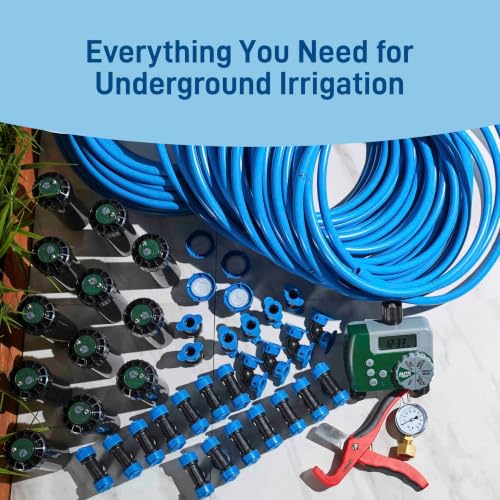 2-Zone All-in-One Automatic Watering System, DIY Lawn Kit - 50021 (Large Area)