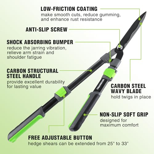 Extendable Hedge Shear (25"-33")