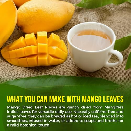 Premium 8 oz Dried Mango Leaves (8oz)