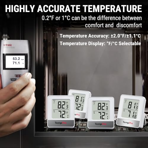 TempAir 500FT Indoor Outdoor Thermometer Wireless