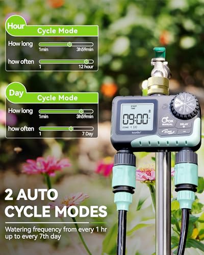 Sprinkler Timer for Garden Hose (Brass)