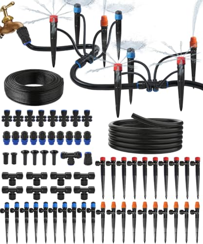 50FT Main Tube 1 (Drip 55 Nozzles+ 50FT Main&197FT 1/4'' tube)