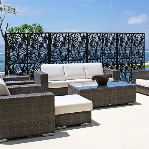 72" Metal Privacy Screen