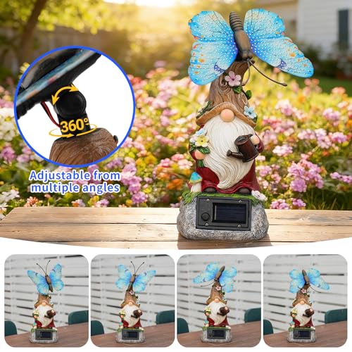 Garden Gnome Statues Solar (Gnome-Blue)