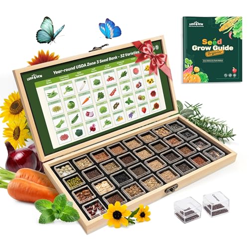 USDA Zone 3 Seed Bank (32 Count)