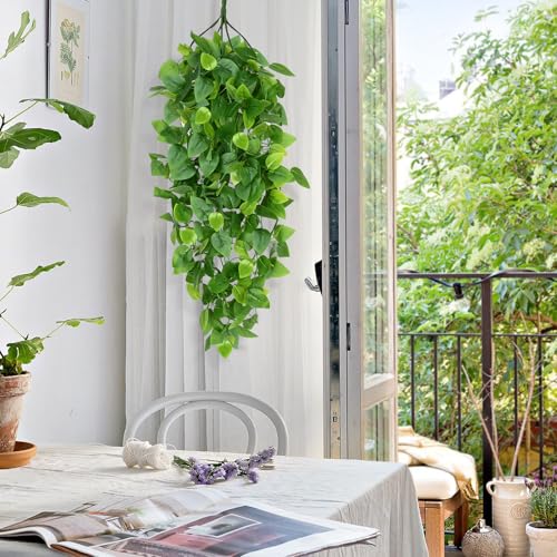 Fake Hanging Plants (Epipremnum Aureum / 4Pcs Plants)