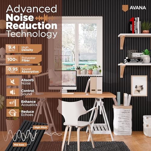 Acoustic Wood Wall Panels (16.52 Sq Ft)