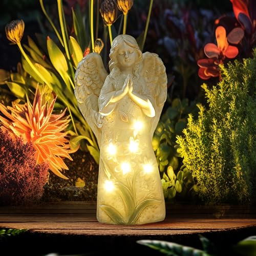 Solar Angel Garden Statue (Angle 9.6in)