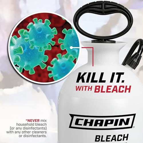 22074 2 Gallon Bleach Pump Sprayer for Cleaning & Disinfecting (2-Gallon)