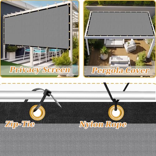 Customized Size 15' X 16' Shade Cloth with Grommets
