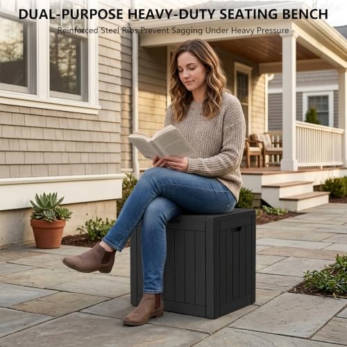 Outdoor Storage Box (Black / 35 Gallon 3.0)