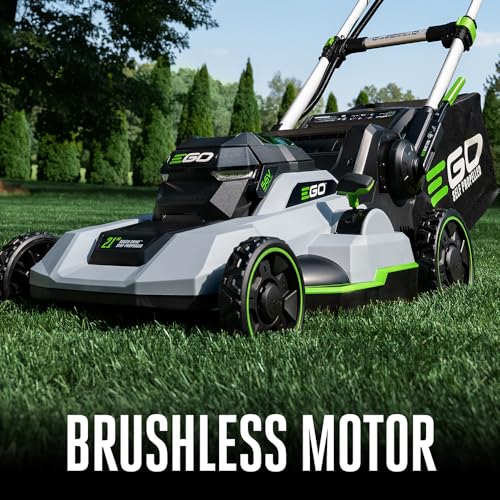21" Cordless Electric Lawn Mower (21" / w/4.0Ah and 6.0Ah Batteries, Touch Drive)
