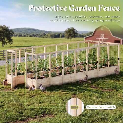 U Shape Raised Garden Bed (7.5x20x6 FT)
