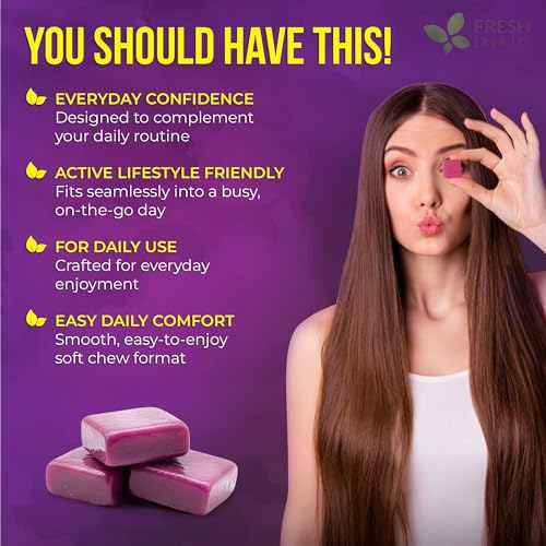 Hair Growth Soft Chews (90 Count (Pack of 1))