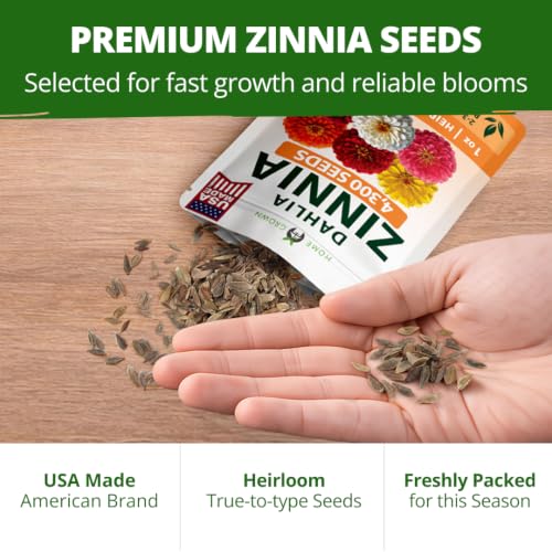 Zinnia Seeds Dahlia Mix