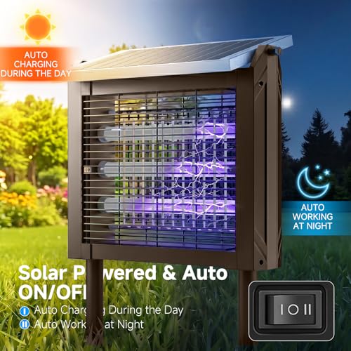 Solar Powered Bug Zapper Outdoor