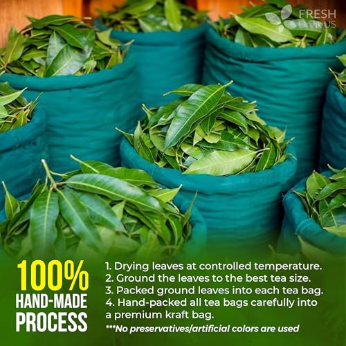Premium 40 Mango Leaf Tea Bags (40 Tea Bags)