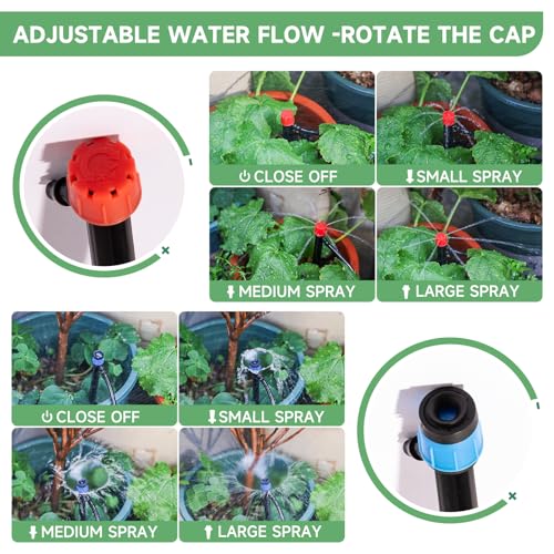 240FT Drip Irrigation System Kit (240FT Drip System Kit)