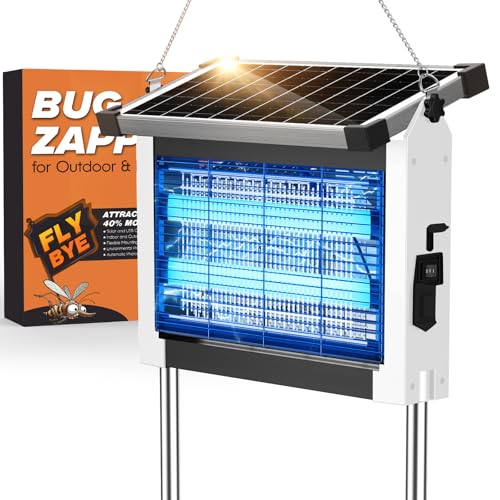 Solar Bug Zapper (White)