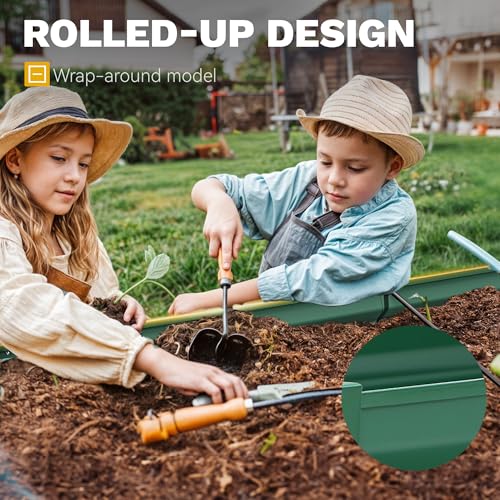 2pcs 6 x 3 x1.5 FT Raised Garden Bed Kit (Green / 6x3x1.5 2pcs)