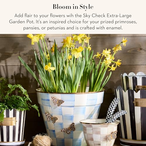 Garden Pot Extra Large (Sky Check / Extra Large)