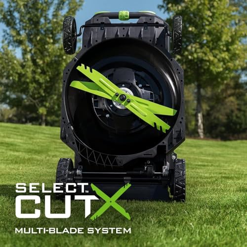 Electric Lawn Mower (21" / w/(2) 4.0Ah Batteries, Select Cut)