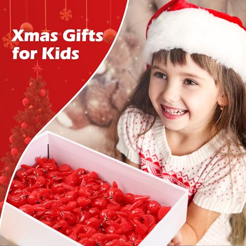 160 Pcs Mini Resin Red Cardinal Birds Christmas Tree Ornaments Bulk Tiny Animals Figurines for DIY Craft Supplies Mini Garden Decor Party Cake Toppers Dollhouses Xmas Gift (Red Birds / 160 PCS)