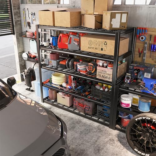 48.2" W Storage Shelves for Garage (5-Tier, 48.2"W x 24.5"D x 72"H)