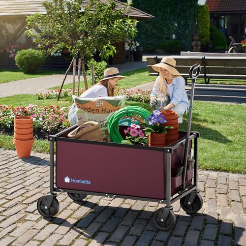 29.3" Collapsible Wagon Cart (Winered / 150L)