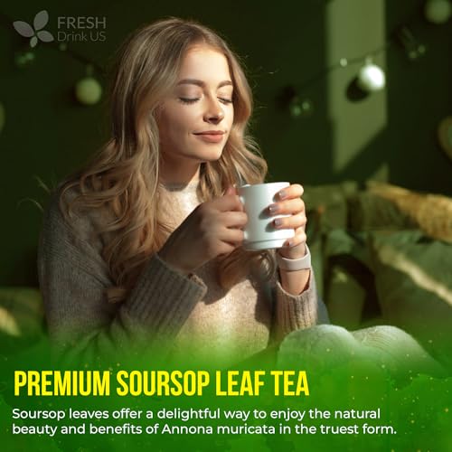 275+ Soursop Graviola Dried Leaves Tea (275 Count)