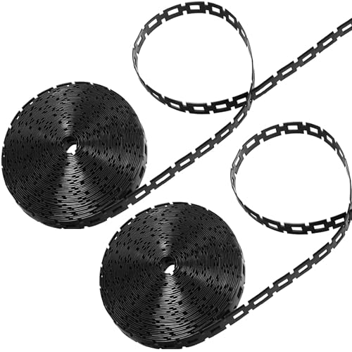 2 Pcs 50Ft Plastic Chain Lock Tree Tie (2 Pcs)