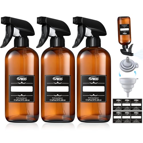 10oz Spray Bottle with Adjustable Nozzle (10 oz 3Pack)