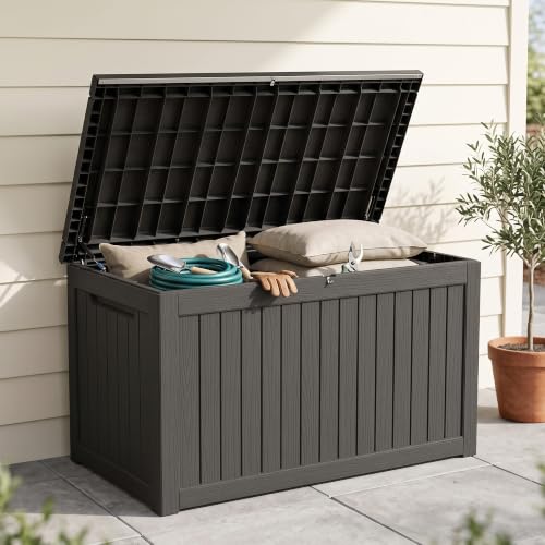Outdoor Storage Box (Black / 270 Gallon 3.1 XXL)