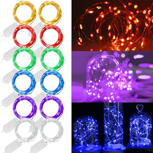 12 Pack Fairy Lights Battery Operated (12 Count)