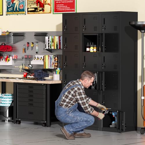 Employees Lockers (Black / 6 Doors)