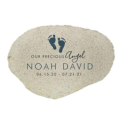 Our Precious Angel Personalized Memorial Garden Stone (Precious Angel / Large)