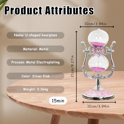 Sand Timer 15 Minutes (15 Min / U-shaped)