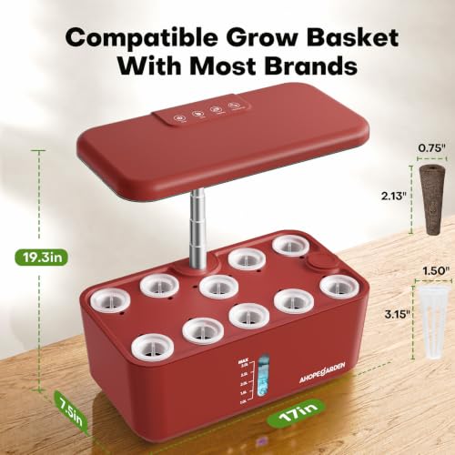 Hydroponics Growing System (Red)