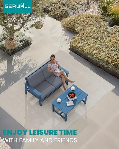 HDPE Outdoor Patio Loveseat