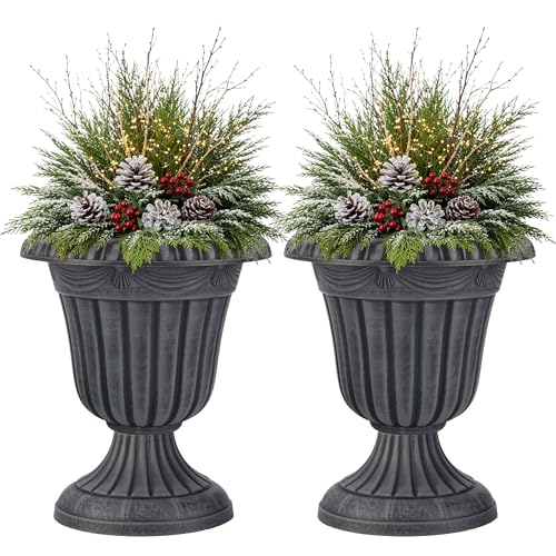 Outdoor Planter 2 (Stone Gray)