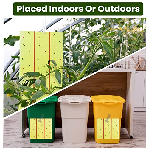 5 Pcs Giant Flypaper Fly Traps (Yellow)