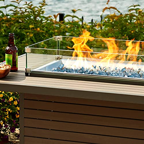 10 lbs High Luster Fire Glass (160 Ounce)