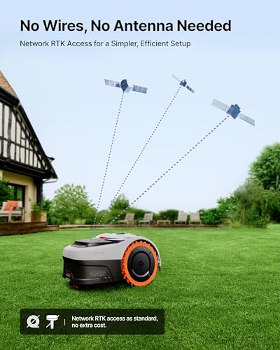 Segway Navimow i210 AWD Robot Lawnmower with 4 Blade Assemblies (i210 AWD + Blades: Mows up to 0.25 acre)