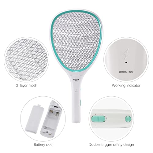 Handheld Bug Zapper Racket Electric Fly Swatter