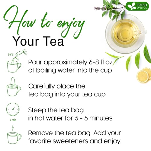 Premium 55 Tulsi Green Tea Bags (55 Teabags)